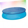 Totority Round Pool Cover Durable Dustproof Cover for Inflatable Frame