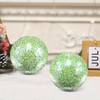 ginojex Decorative Balls 3Pcs Set Mosaic Glass Sphere 8.5cm/3.35inch Table