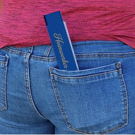 Heimwerker-King Meterstab aus Holz mit Krone Lustiger Spruch für Handwerker, Zollstock mit Krone