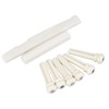 Guitar Bridge Bone Nut Saddle Set Folk Acoustic Guitar Bone