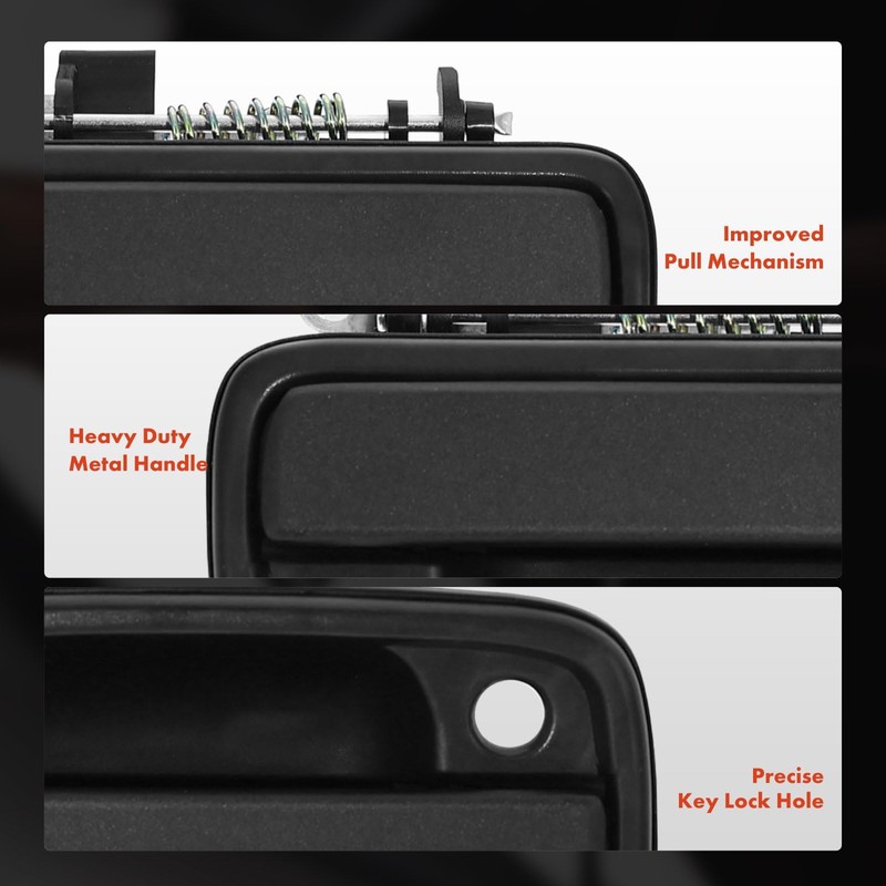 A-Premium Front Driver & Passenger Exterior Door Handles - Upgraded