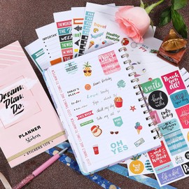 Planner Stickers Pack - 28 Sheets / 1378 Stickers, Stylish Variety Assortment Bundle Planner Accessories for Planning or Decorating Planners, Journals & Calendars, Re-stic as Special Design