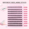 Parriparri Eyelash Extensions, 200 Pieces, Individual Lash Extension, 30D C