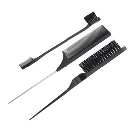 Baluue 3Pcs Eyebrow Brush Comb Set High Coloring Tool for Hairdressing Teasing Styling Suitable for Hair Salons and At-Home Use