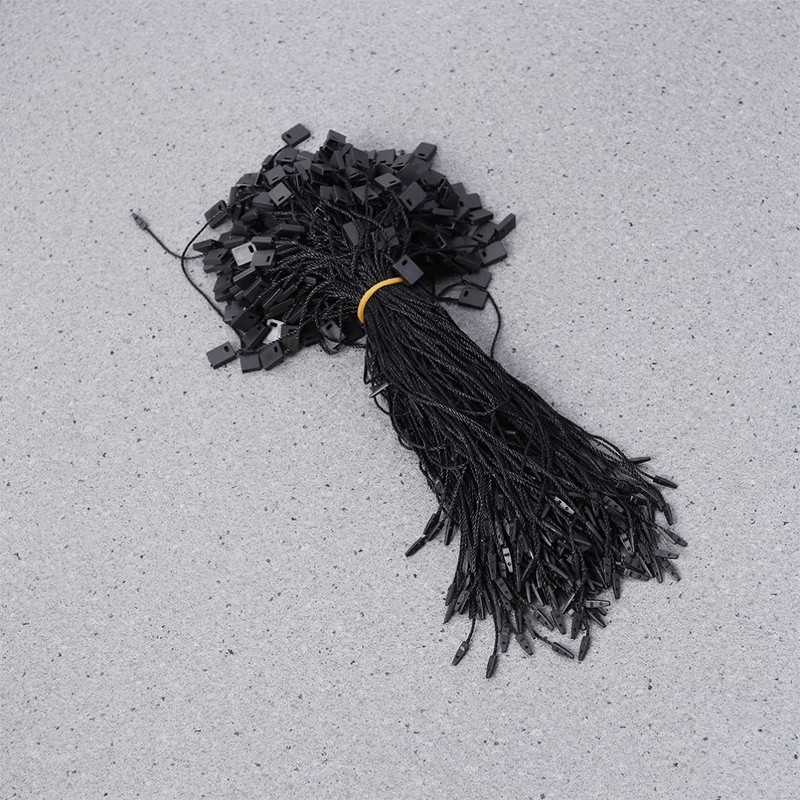 Healifty Pack of 950 Black Tag String Nylon Lock Black