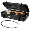 Portable Lock Box, 4-Digit Combination Safe Boxes with Detachable Cable,