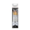 Plaid Detail Round Brush Set, 44278 (10-Piece),Black