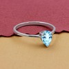 TISHAVI Minimalist Garnet Amethyst Citrine Peridot Blue Topaz 925 Sterling