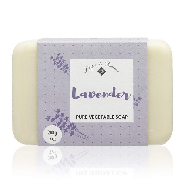 French Soap - Lavender - by L'epi de Provence - 200g, 7 oz bar