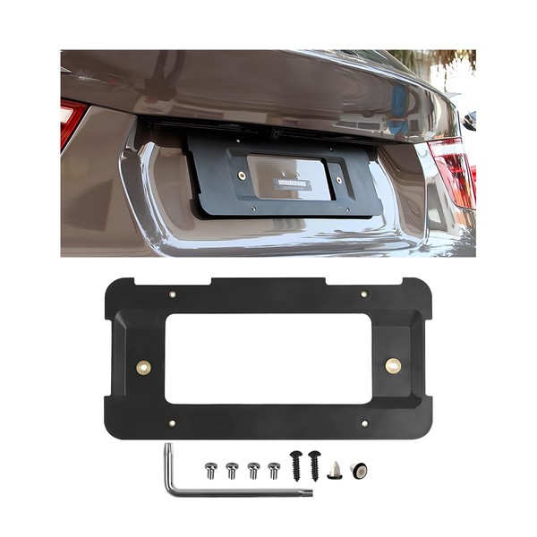 TSUGAMI Car Rear License Plate Frame Bracket Holder, OEM# 51187160607