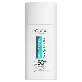 L'Oréal Paris L'Oréal Paris Bright Reveal UV Fluid SPF 50+ for the Face, 2% Niacinamide and LHA + Vitamin E, Visibly Protects, Prevents and Corrects All Types of Dark Spots, Hormonal
