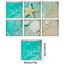 ZUYYON 12 Pcs Bathtub Non-Slip Stickers Stereoscopic Anti-Slip Shower Bath Tub Decals Self Adhesive Sea Themed Bathtub Appliques Shower Floor Mat Sticker Bathroom Decor (Shell)