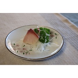 DealbyBox Ceramic Appetizer/Dinner Plates, 8 Inch Round Serving Plates (4, Pink Sakura)