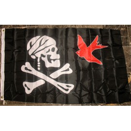 Jack Sparrow Pirate Flag 3'x5' Jolly Roger Banner