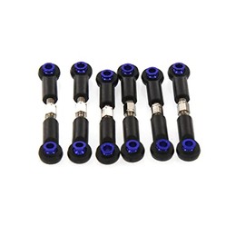 Atomik Alloy Toe Link Set - Replacement Part for Traxxas 1/10 Ford GT - Hardened Billet 6061 Aluminum, Rear Chassis Upgrade 8341 - Blue