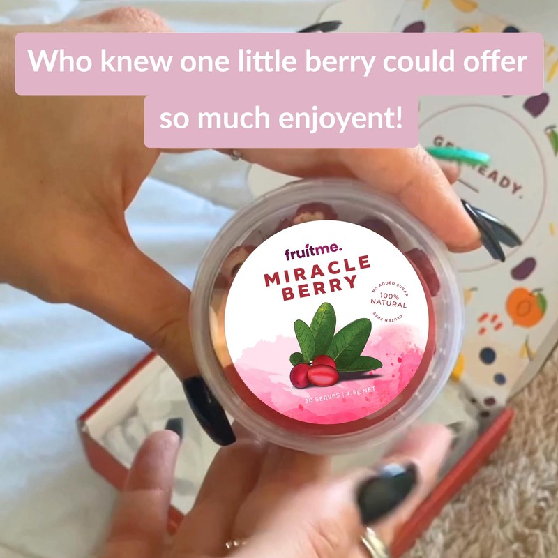 Miracle Berry Whole Fruit - 30 Gently Dried Miracle Fruit
