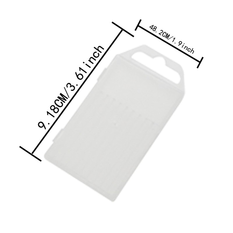 Baoblaze 40x Drill Bit Storage Box Tool Parts Case Premium