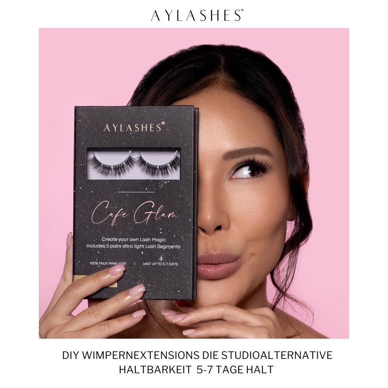 Aylashes Fake Lashes Starter Set, False Eyelashes, Natural, The Star