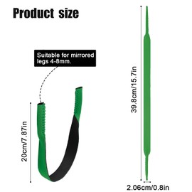 8pcs Floating Sunglasses Straps, Neoprene Sunglasses Retainer Cord Anti-Lost Eyeglass Holder Chain Lanyard for Water Sports Boating Kayaking Surfing Men Women (15.7inch Long)