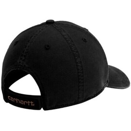 Carhartt Canvas Cap 100289 Outdoor Hat, 100% Cotton, Simple, Black (001)
