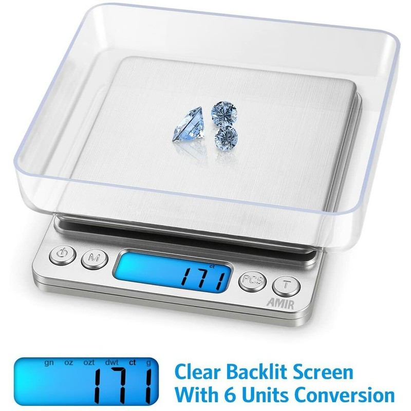 MagicTek Digital Scale 2000g x 0.1g Jewelry Gold Silver Coin