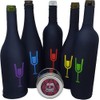 Vino a ciegas Set of 5 Blind Tasting Bottle Covers