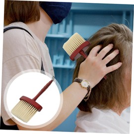 Baluue 1pc Handle Hair Brush for Salon Home Use Broken Hair Cleaning Styling Brush Portable Detangling Tool and Barbers