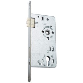 ABUS - Mortice Lock for Front Doors ESHT PZ R S 65 92 20-61734, Silver