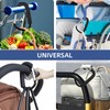 2 Pack Stroller Hooks, 6.3" Large Stroller Clip, Extra Large