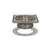 Schluter Kerdi-Drain Classic Shower Grate Kit with Integrated Slope Bonding