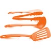 Nagao Tsubamesanjo Kitchen Tool Set of 4 Turner, Ladle, Tongs,