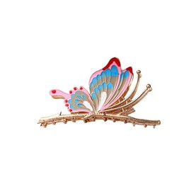 yangzerang Butterfly Hair Claw Clips Clamps Large Non-Slip Strong Metal Butterfly Hair Clips Sparkly Hair Jaw Clips Cute Hair Claws Big