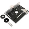 Elestoria Aluminum Router Table Insert Plate | Router Flip Plate
