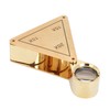 10X 15X 20X Folding Magnifying Glass Portable Pocket Magnifier for