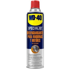 WD-40 Specialist - Desengrasante para máquinas y motores, en espuma 18.oz/510g/522mL, base agua, para maquinaria industria, engranajes, tractores, cadenas