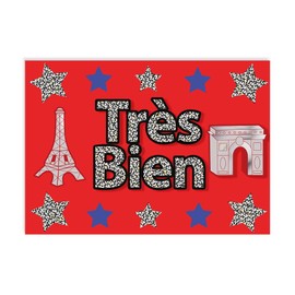 Tres Bien French Sparkling Reward Postcards
