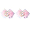 Dmnnlp 2 Pcs Kids Hair Bows Clips Pink, 6th Birthday