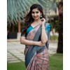KNETLI Art Silk Saree for Women's With Blouse Piece