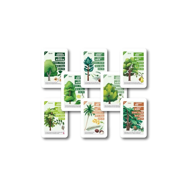 Baum-Quartett: 32 Karten