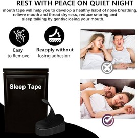 60 PCS bucales para dormir, cinta para la boca dormir, parches para dormir, Tiras Bucales Desechables, mejora la respiración, material seguro y cómodo
