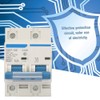 Disyuntor eléctrico de 400V 80/100/125A, disyuntor de 2 Interruptor de