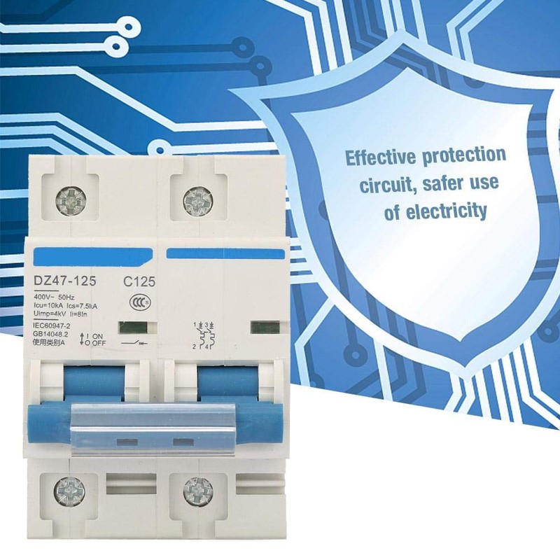 Disyuntor eléctrico de 400V 80/100/125A, disyuntor de 2 Interruptor de