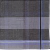 Lanvin On Blue 17506009 Men's Yarn-Dyed Handkerchief, Men's Plaid, Black