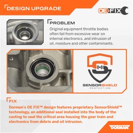 Dorman 977-782 Electronic Throttle Body Compatible with Select Chrysler/Dodge/Ram Models (OE FIX)