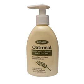 Kissable Oatmeal Daily Moisturizing Body Lotion 8 oz (Pack of 3)