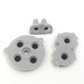 Colorful Conductive Rubber Pad Buttons A-B D-pad for GBA Gameboy Advance Silicone Start Select Keypad Gray