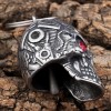 HDD Biker Skull Ruby Red Motorcycle Ride Gremlin Bell Gift