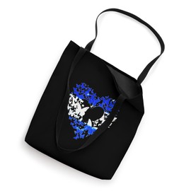 Heart, butterfly, Israel flag, Judaism, support, solidarity Tote Bag