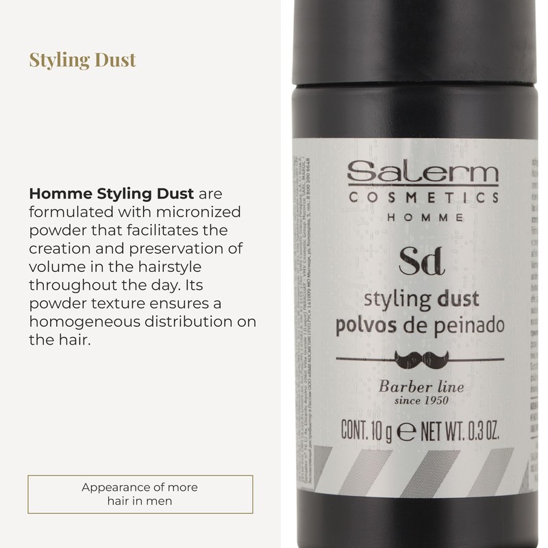SALERM HOMME POLVOS DE PEINADO 10GR