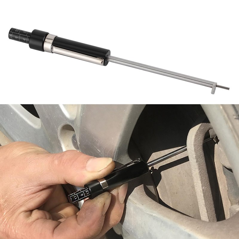 Time Saving Brake Pad Thickness Gauge, Measure Tool for Vehicle